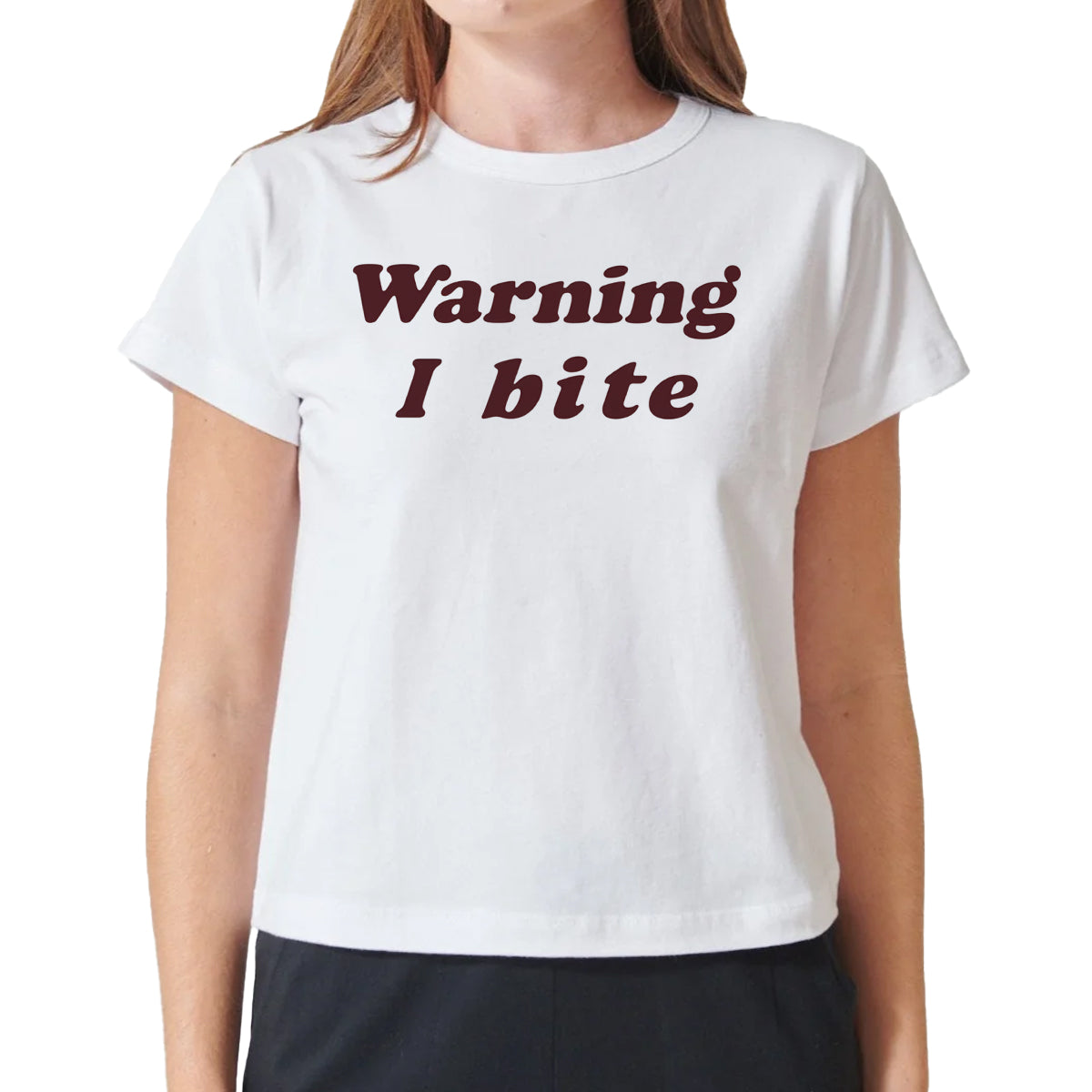 Brooklynn Lily Warning I Bite Shirt