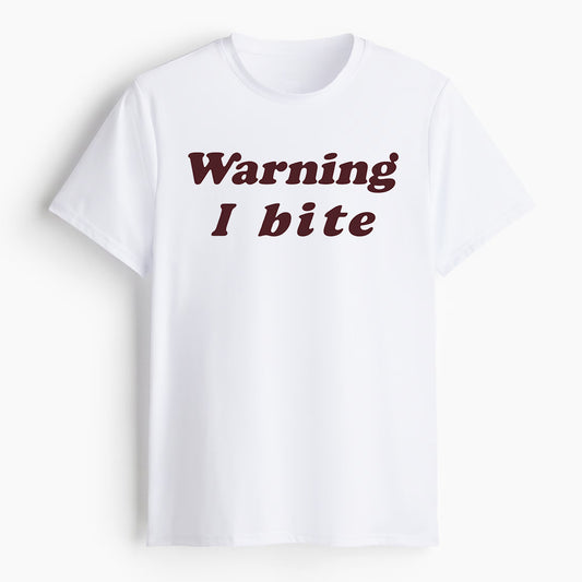 Brooklynn Lily Warning I Bite Shirt