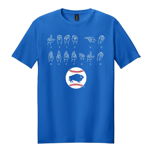 Buffalo Bisons Deaf & Hard Of Hearing Awareness ASL T-Shirt 2025