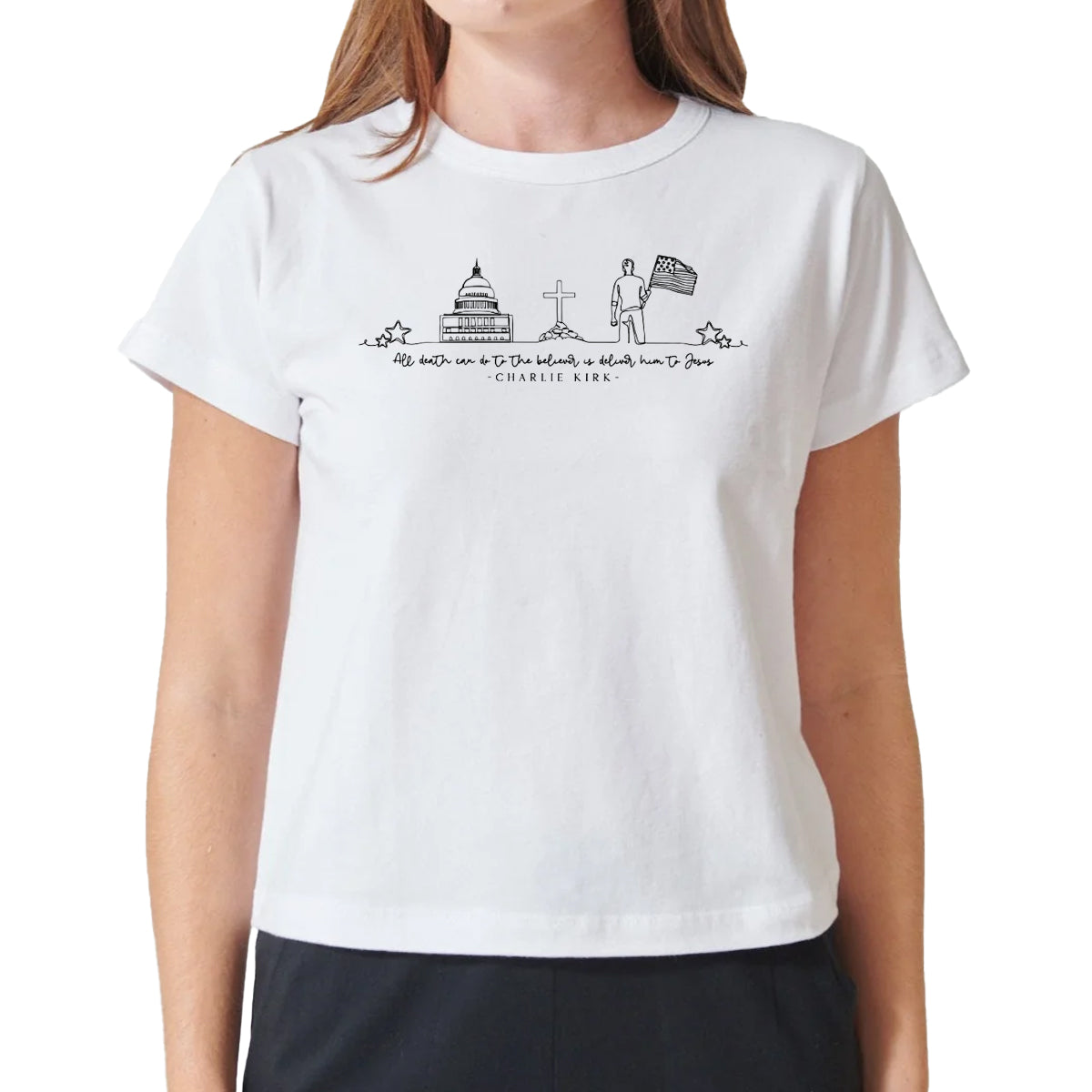 Charlie Kirk All Death Can Do To The Believer Is Deliver Him To Jesus Shirt