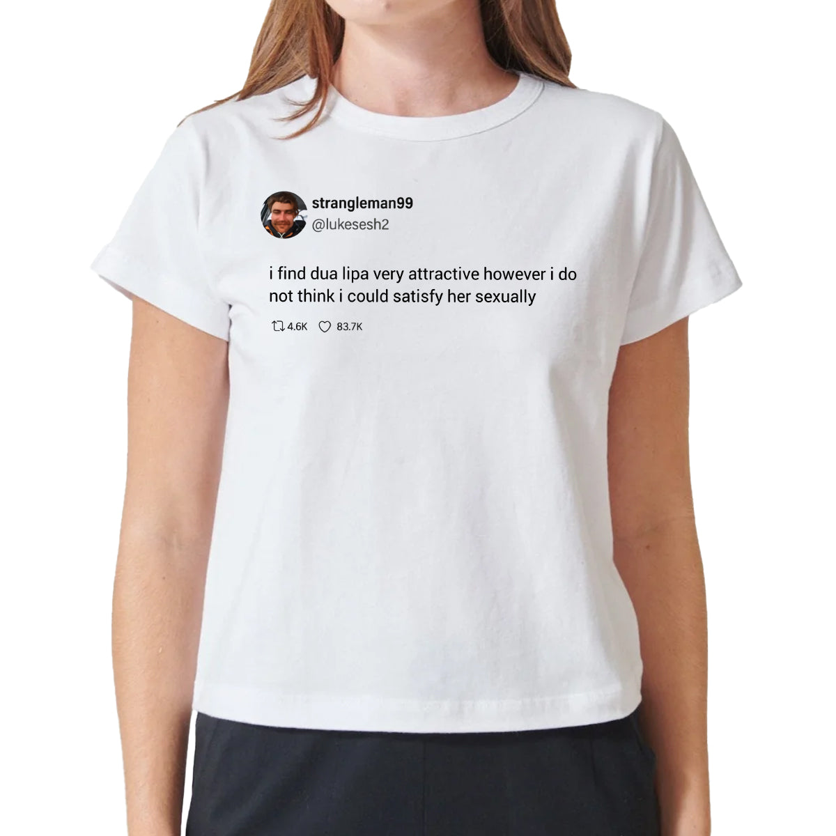 I Find Dua Lipa Very Attractive Tweet Shirt