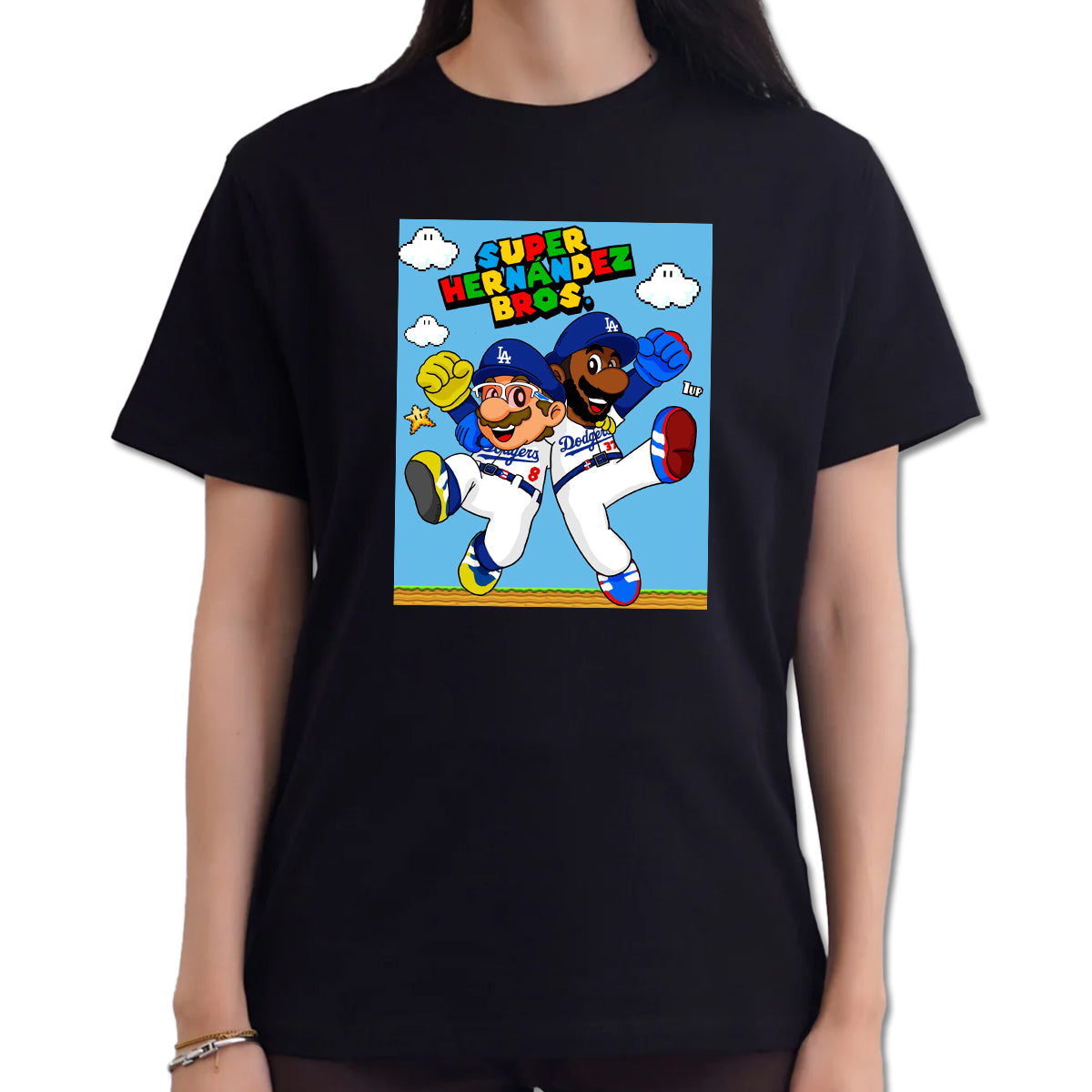 Teoscar Kike Hernandez Suprer Hernandez Bros Mario Shirt