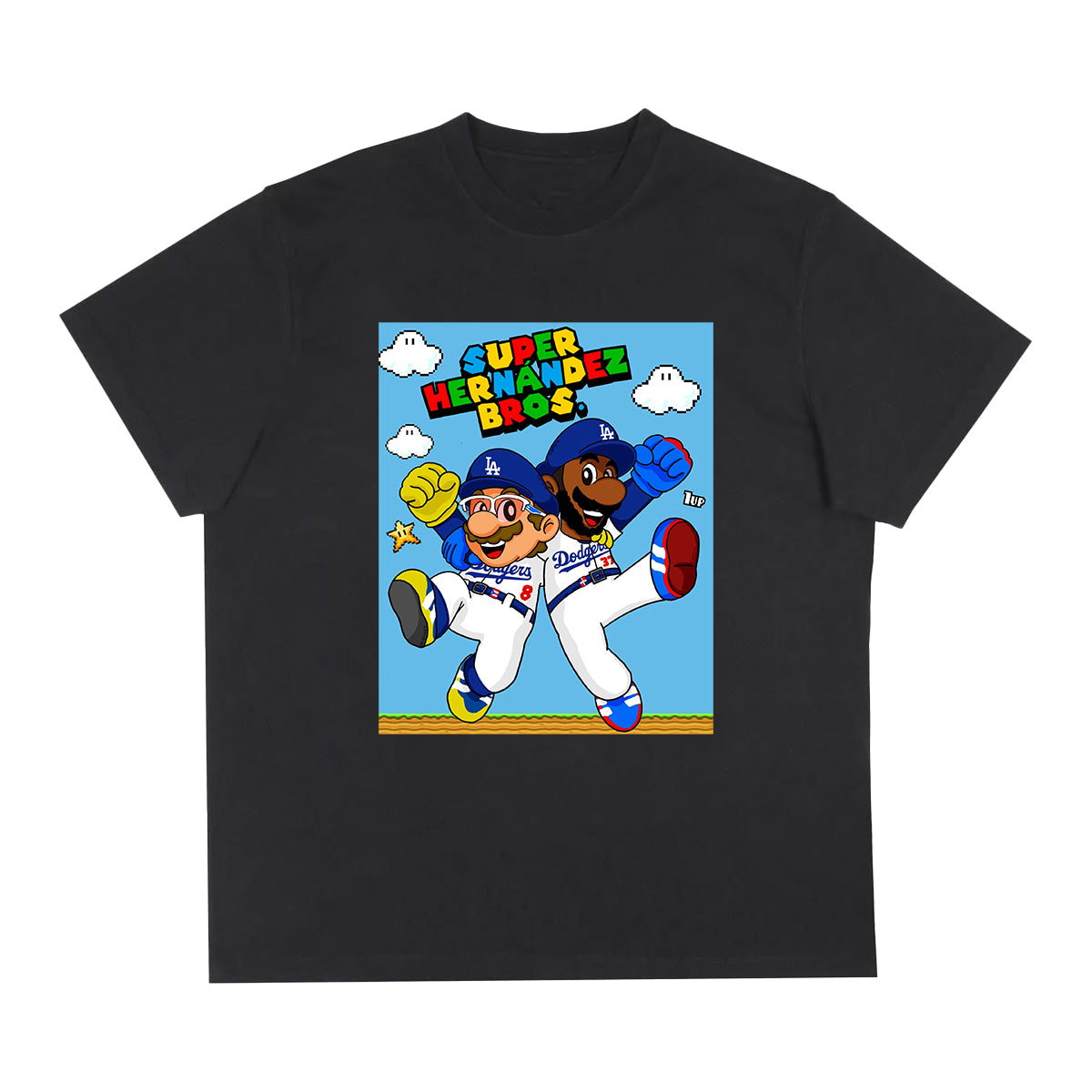 Teoscar Kike Hernandez Suprer Hernandez Bros Mario Shirt