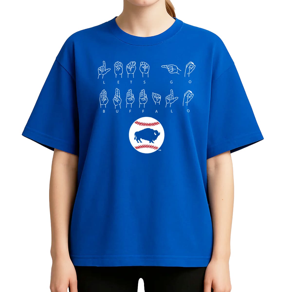 Buffalo Bisons Deaf & Hard Of Hearing Awareness ASL T-Shirt 2025