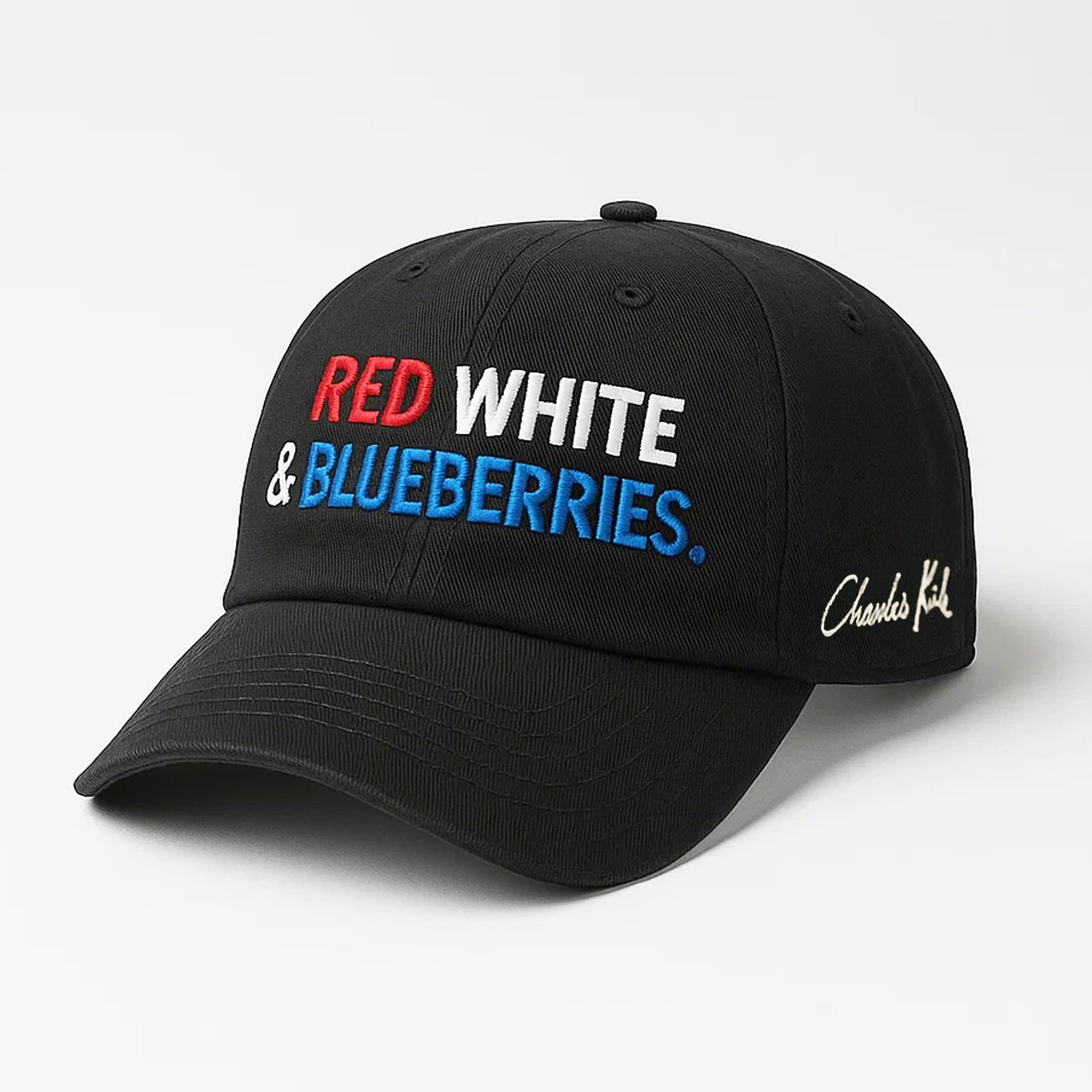 Charlie Kirk Red White Blueberries Hat