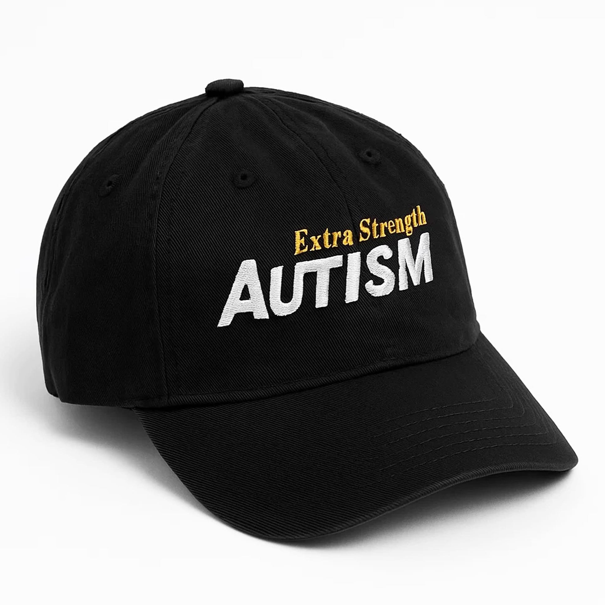 Extra Strength Autism Hat Black